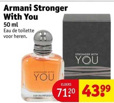 Armani Stronger With You 50 ml Eau de toilette voor heren.