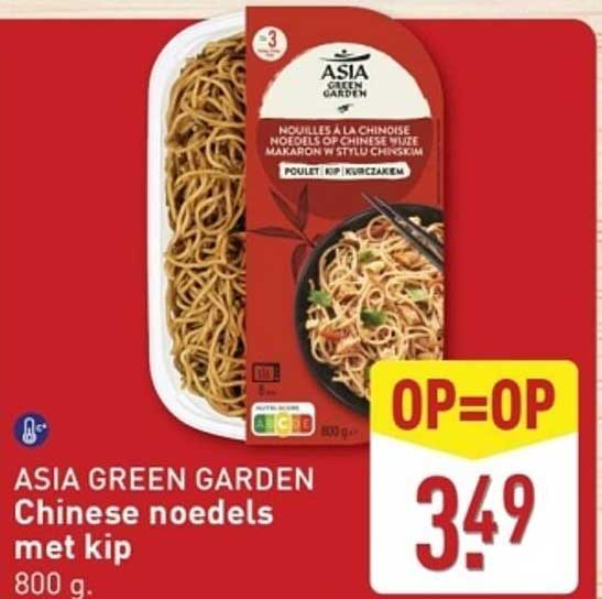 ASIA GREEN GARDEN Chinese noedels met kip