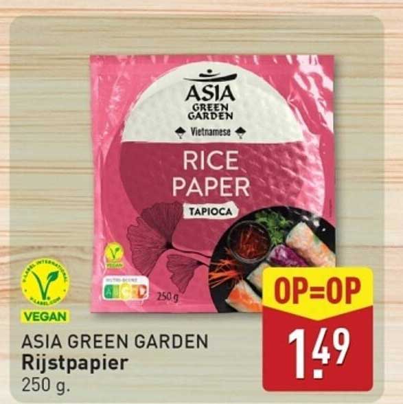 ASIA GREEN GARDEN Rijstpapier 250 g.
