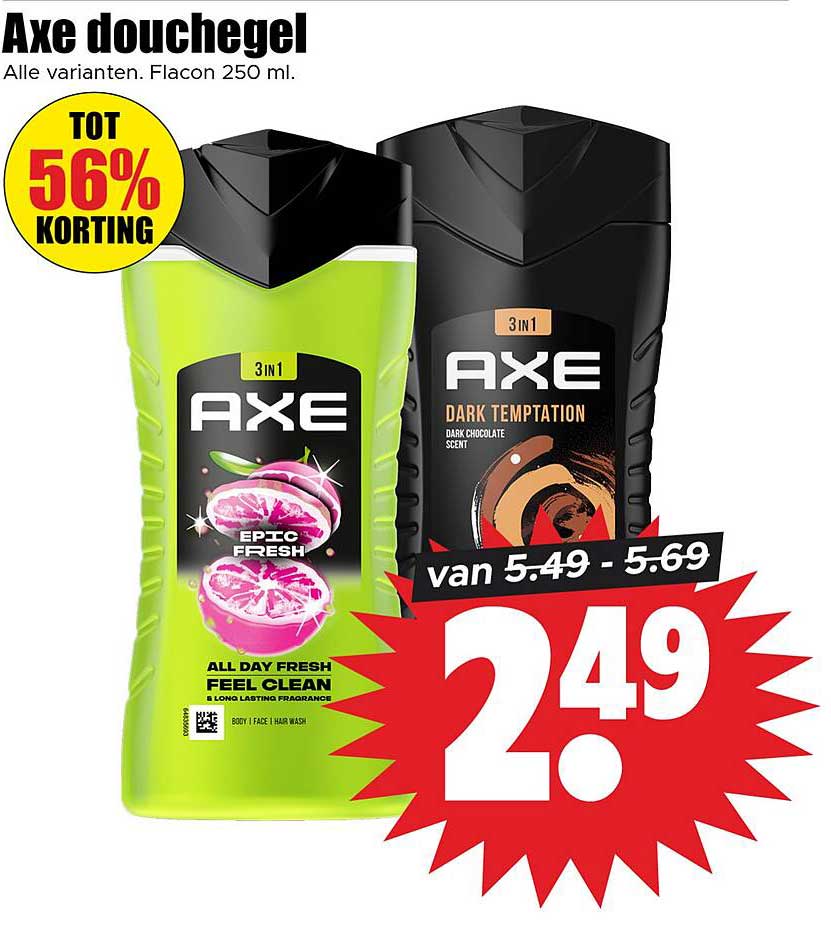 Axe douchegel 250 ml