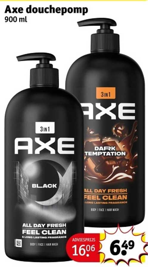 Axe douchepomp 900 ml