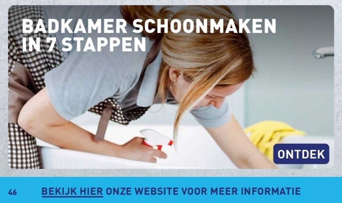 BADKAMER SCHOONMAKEN IN 7 STAPPEN