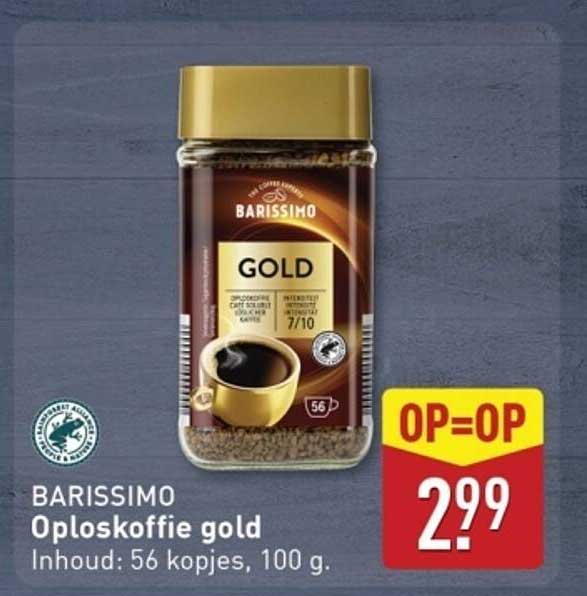 BARISSIMO Oploskoffie gold