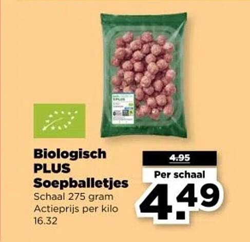 Biologisch PLUS Soepballetjes