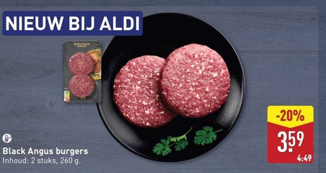 Black Angus burgers