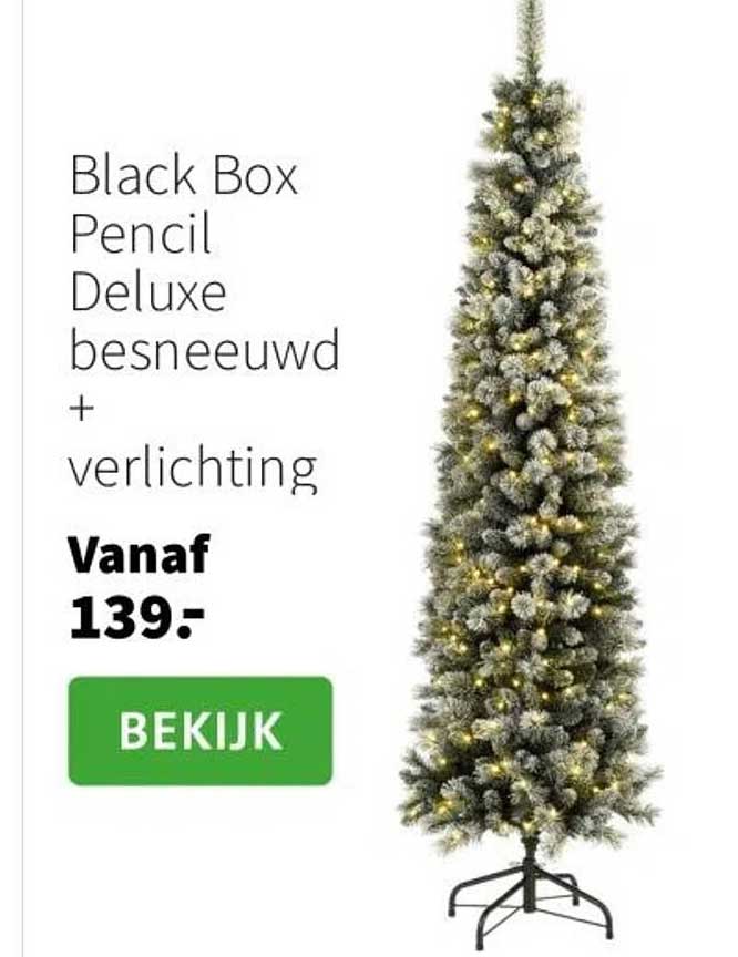 Black Box Pencil Deluxe besneeuwd + verlichting