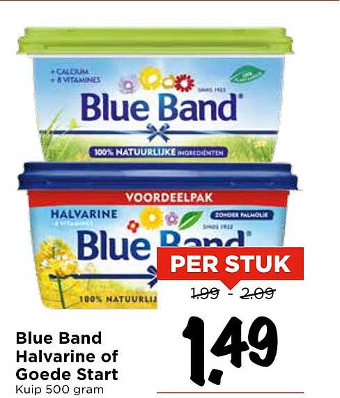 Blue Band Halvarine of Goede Start Kuip 500 gram