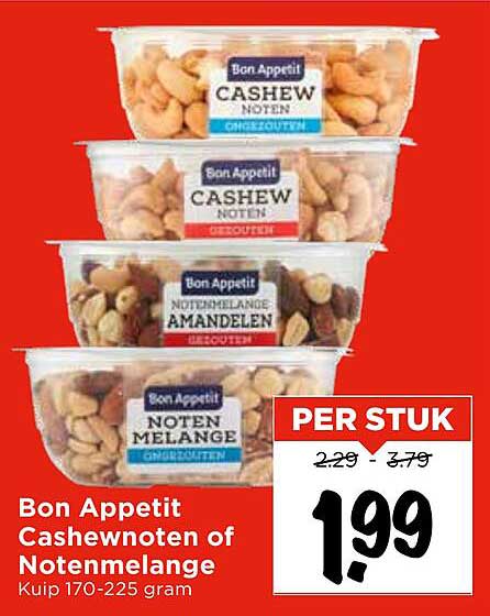 Bon Appetit Cashewnoten of Notenmengeling