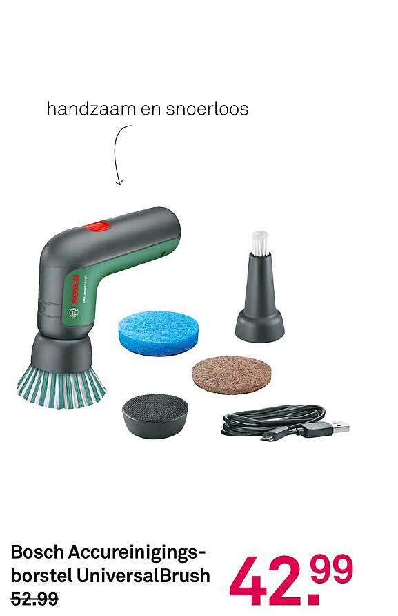 Bosch Accu-reinigingsborstel UniversalBrush