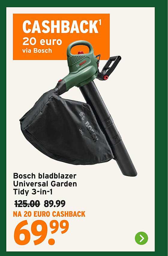 Bosch bladblaizer Universal Garden Tidy 3-in-1