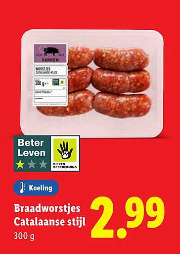 Braadworstjes Catalaanse stijl