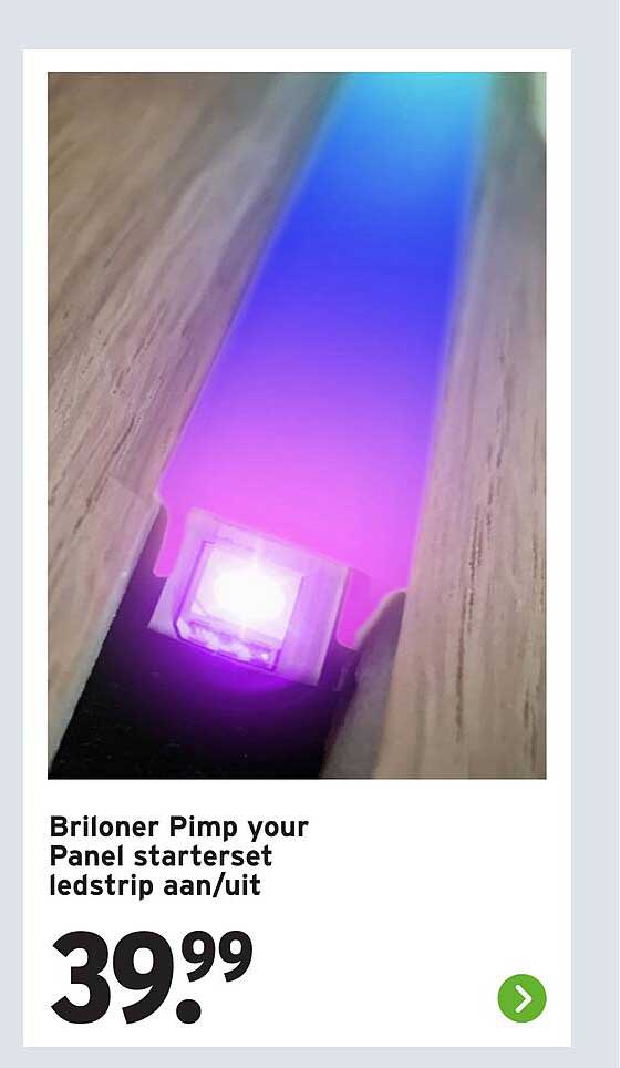 Briloner Pimp your Panel starterset ledstrip aan/uit