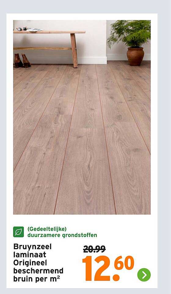 Bruynzeel laminaat Origineel beschermend bruin per m²