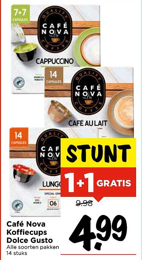 Café Nova Koffiecups Dolce Gusto