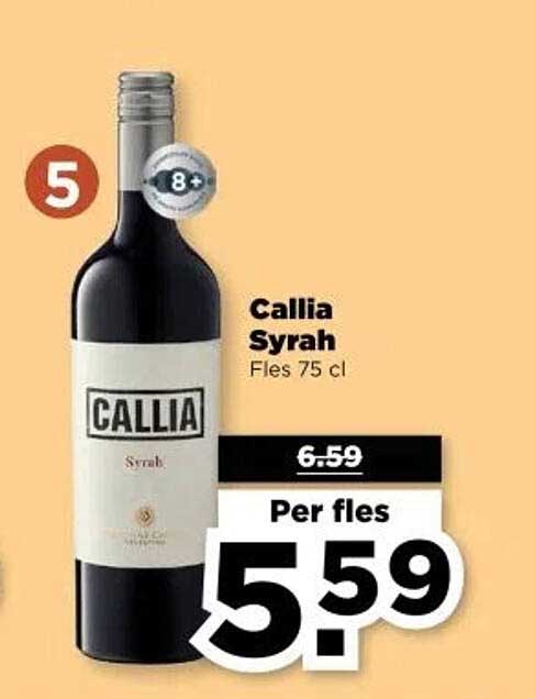 Callia Syrah Fles 75 cl