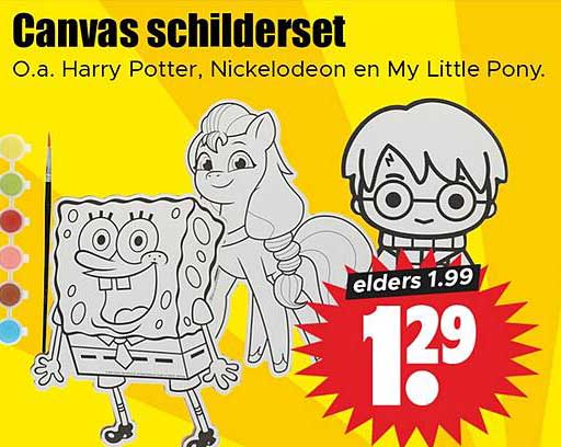 Canvas schilderset