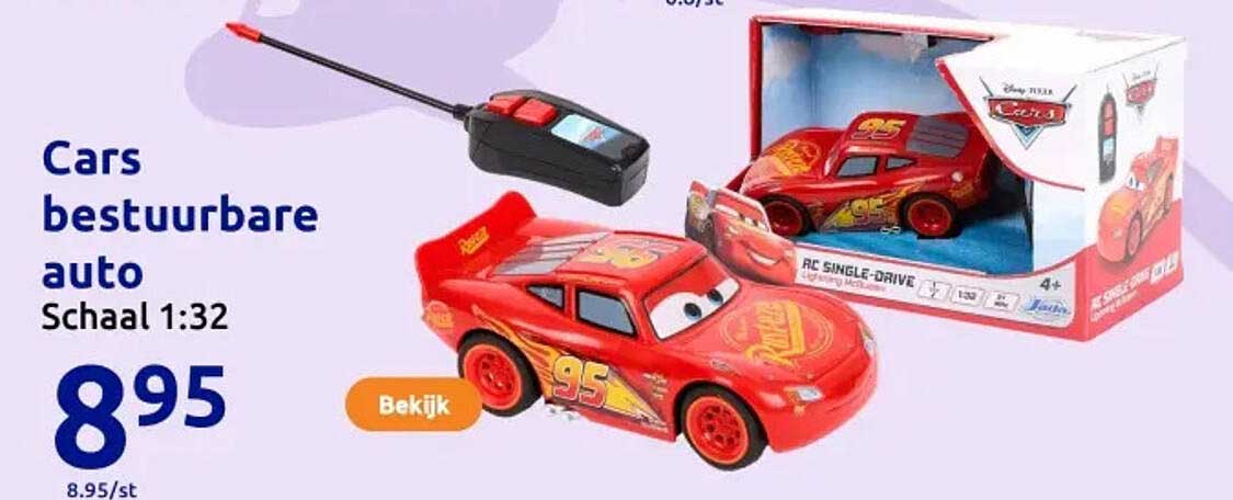 Cars bestuurbare auto Schaal 1:32