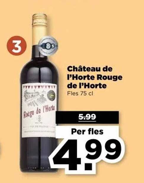 Château de l'Horte Rouge de l'Horte Fles 75 cl
