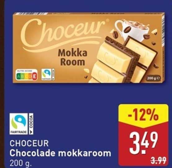CHOCEUR Chocolade mokkaroom 200 g