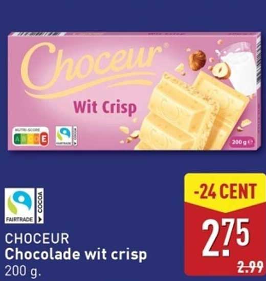 Choceur Chocolade wit crisp