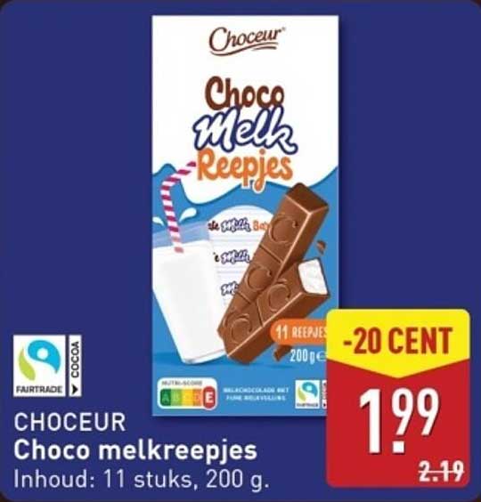 Choco melkreepjes