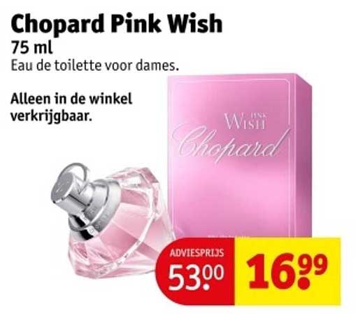 Chopard Pink Wish 75 ml Eau de toilette voor dames