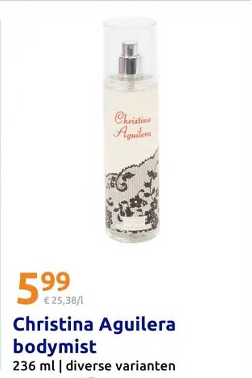 Christina Aguilera bodymist