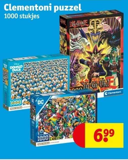 Clementoni puzzel 1000 stukjes