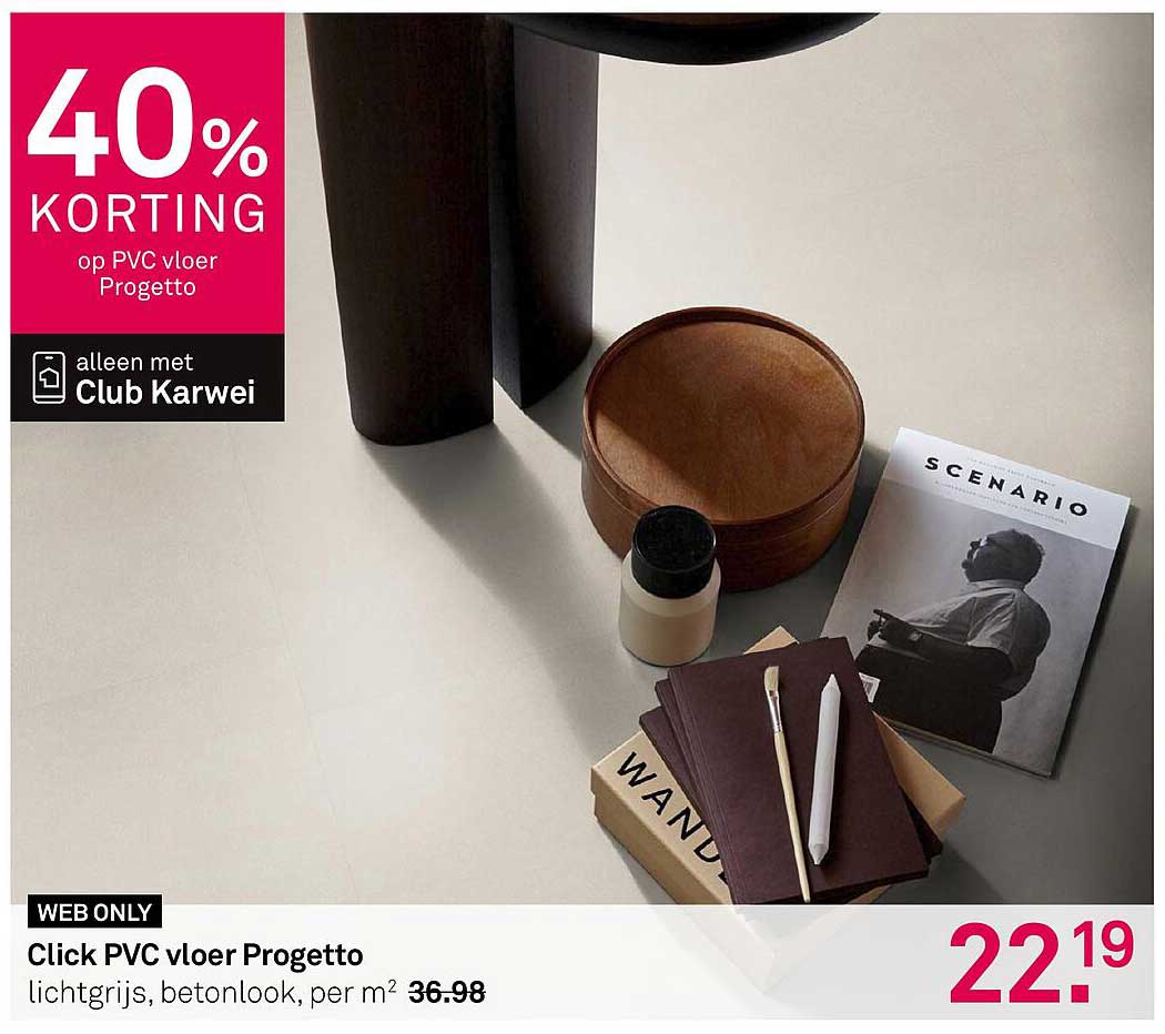 Click PVC vloer Progetto