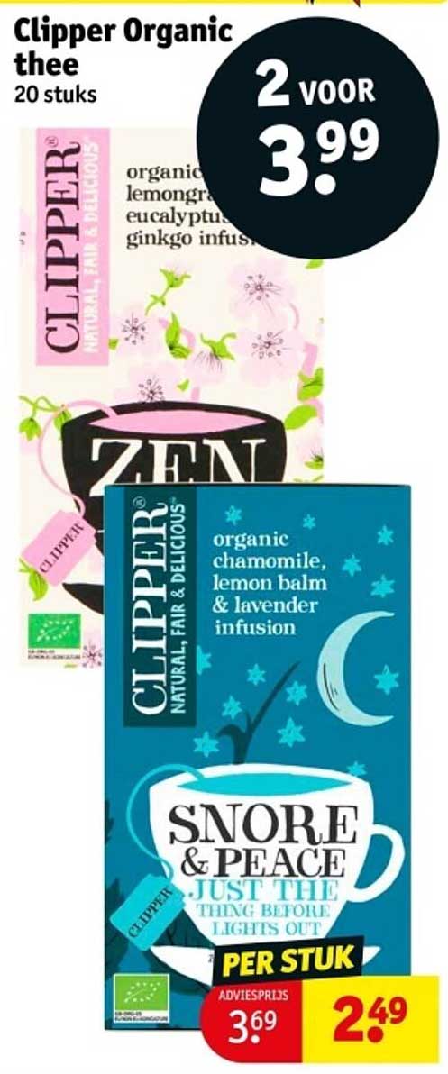 Clipper Organic thee 20 stuks