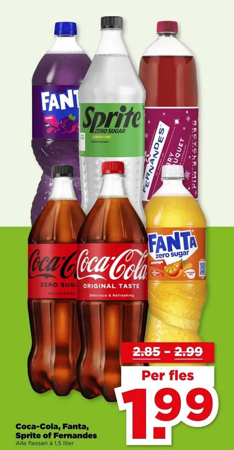 Coca-Cola, Fanta, Sprite of Fernandes
