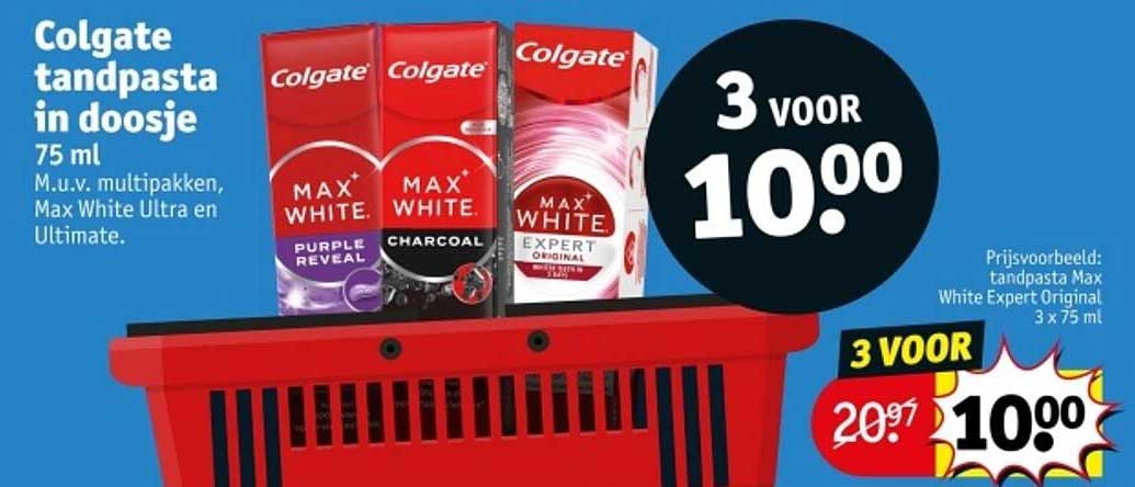 Colgate tandpasta in doosje