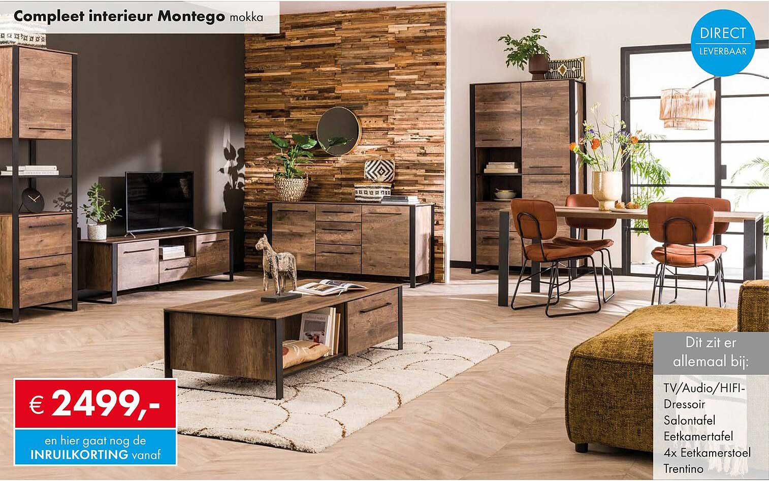 Compleet interieur Montego mokka