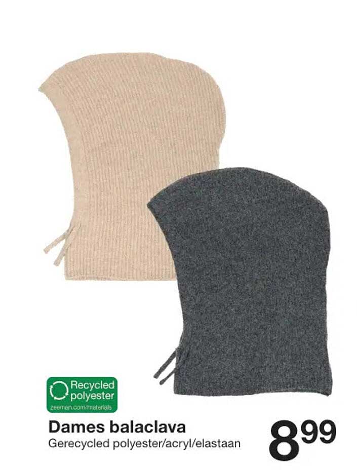 Dames balaclava