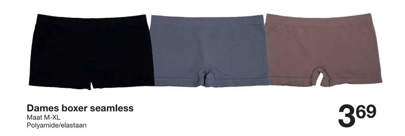 Dames boxer seamless