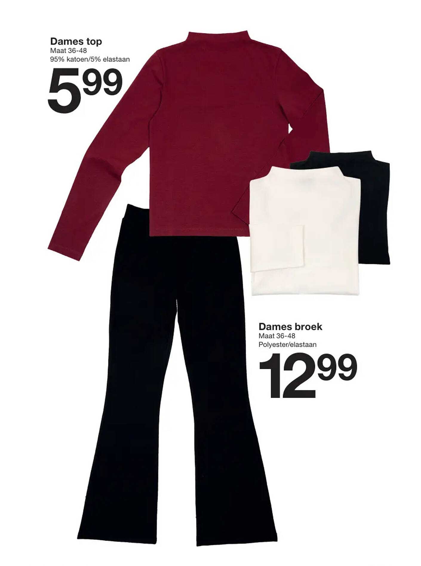 Dames top en Dames broek