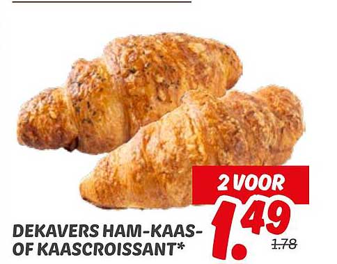 DEKAVERS HAM-KAAS- OF KAASCROISSANT*