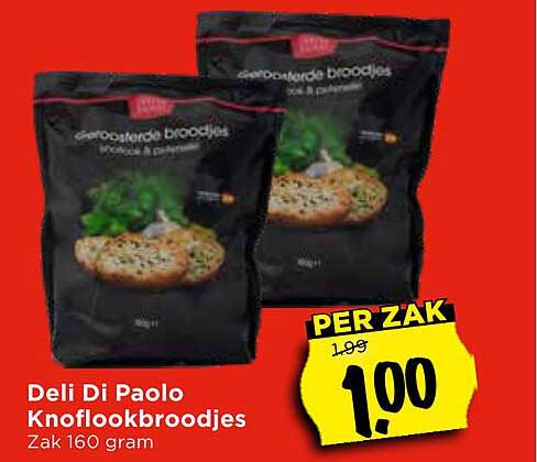 Deli Di Paolo Knoflookbroodjes