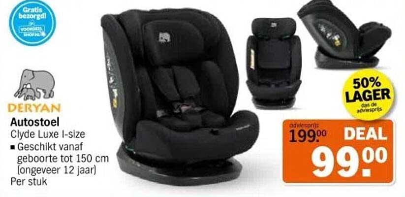 DERYAN Autostoel Clyde Luxe I-size