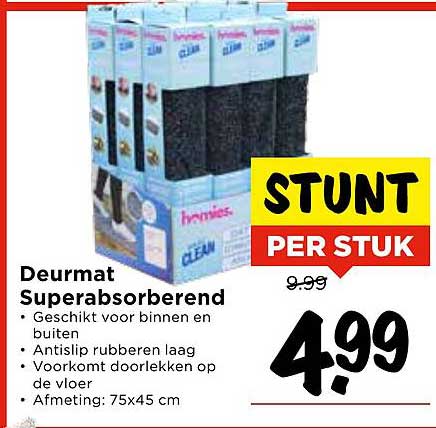 Deurmat Superabsorberend