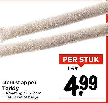 Deurstoppers Teddy