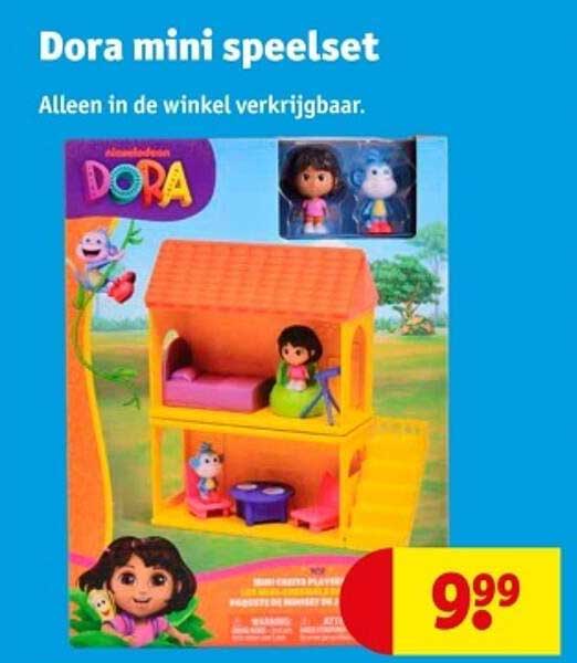 Dora mini speelset
