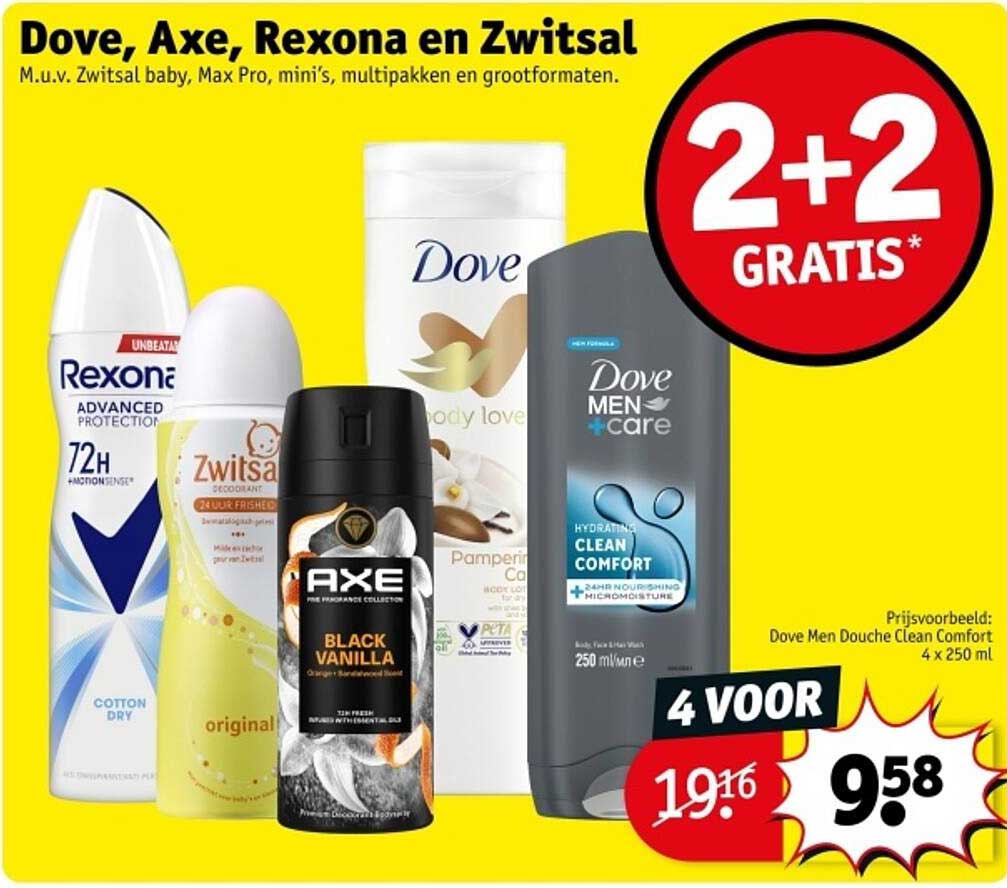 Dove, Axe, Rexona en Zwitsal