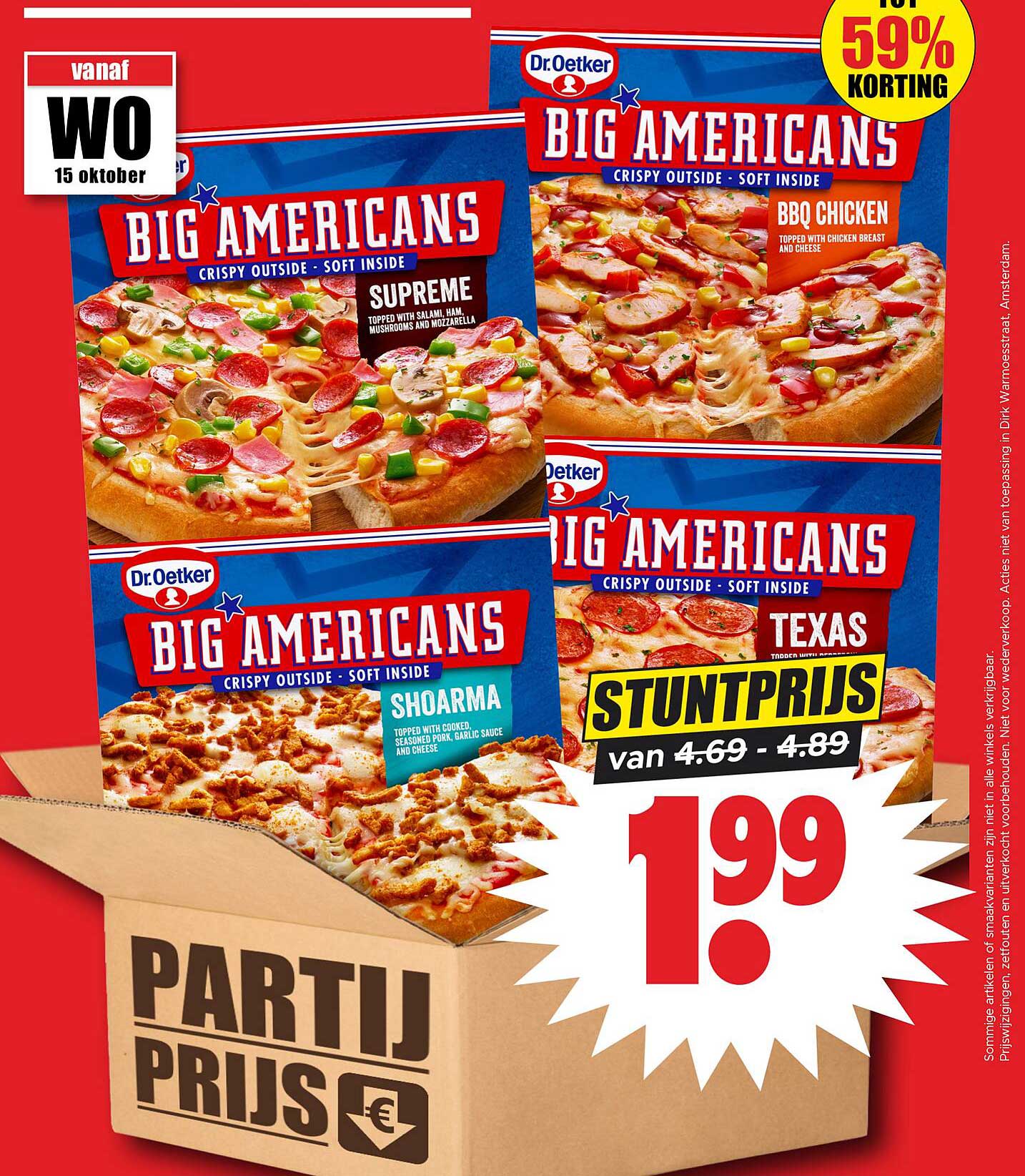 Dr. Oetker Big Americans - Stuntprijs!