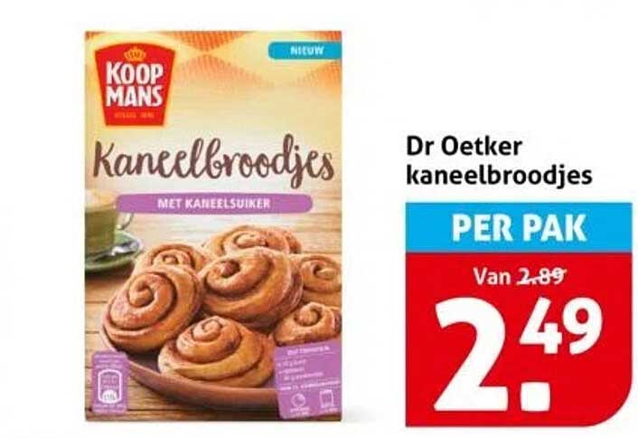 Dr Oetker kaneelbroodjes