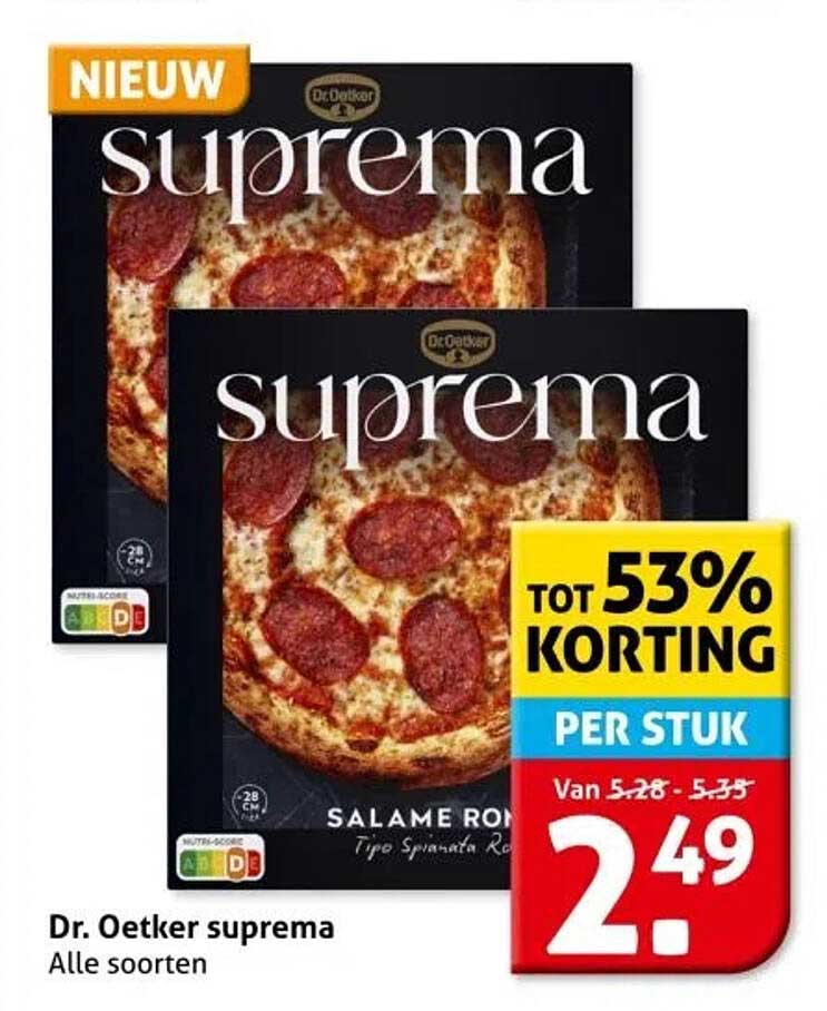 Dr. Oetker suprema Alle soorten