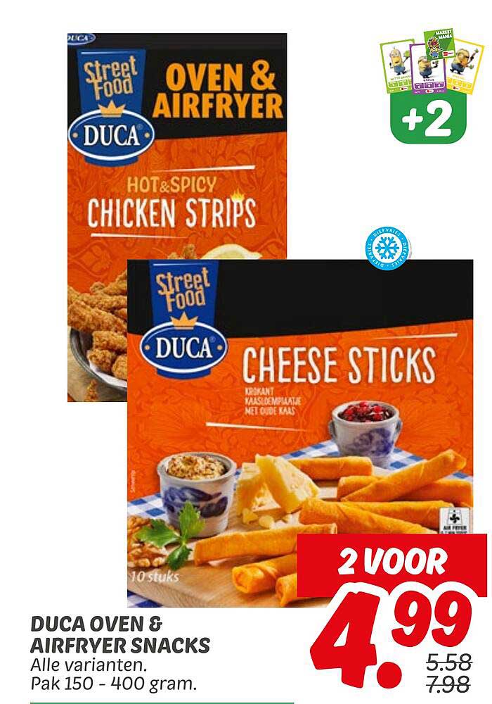 DUCA OVEN & AIRFRYER SNACKS