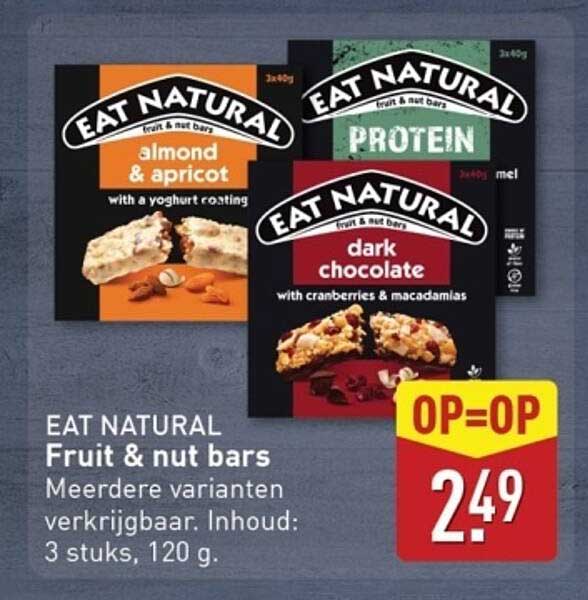 EAT NATURAL Fruit & nut bars