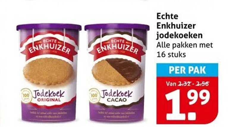 Echte Enkhuizer jodekoeken