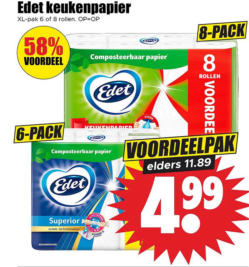 Edet keukenpapier